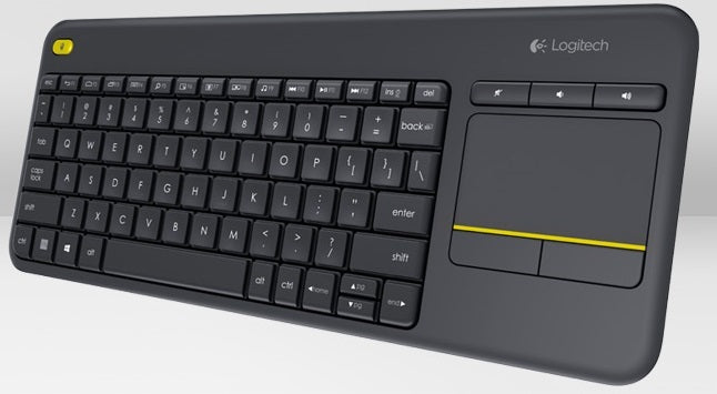 Logitech K400 Plus Wireless Touch Keyboard - Black