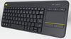 Logitech K400 Plus Wireless Touch Keyboard - Black