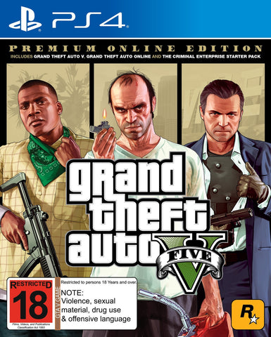 Grand Theft Auto V Online Premium Edition (PS4)