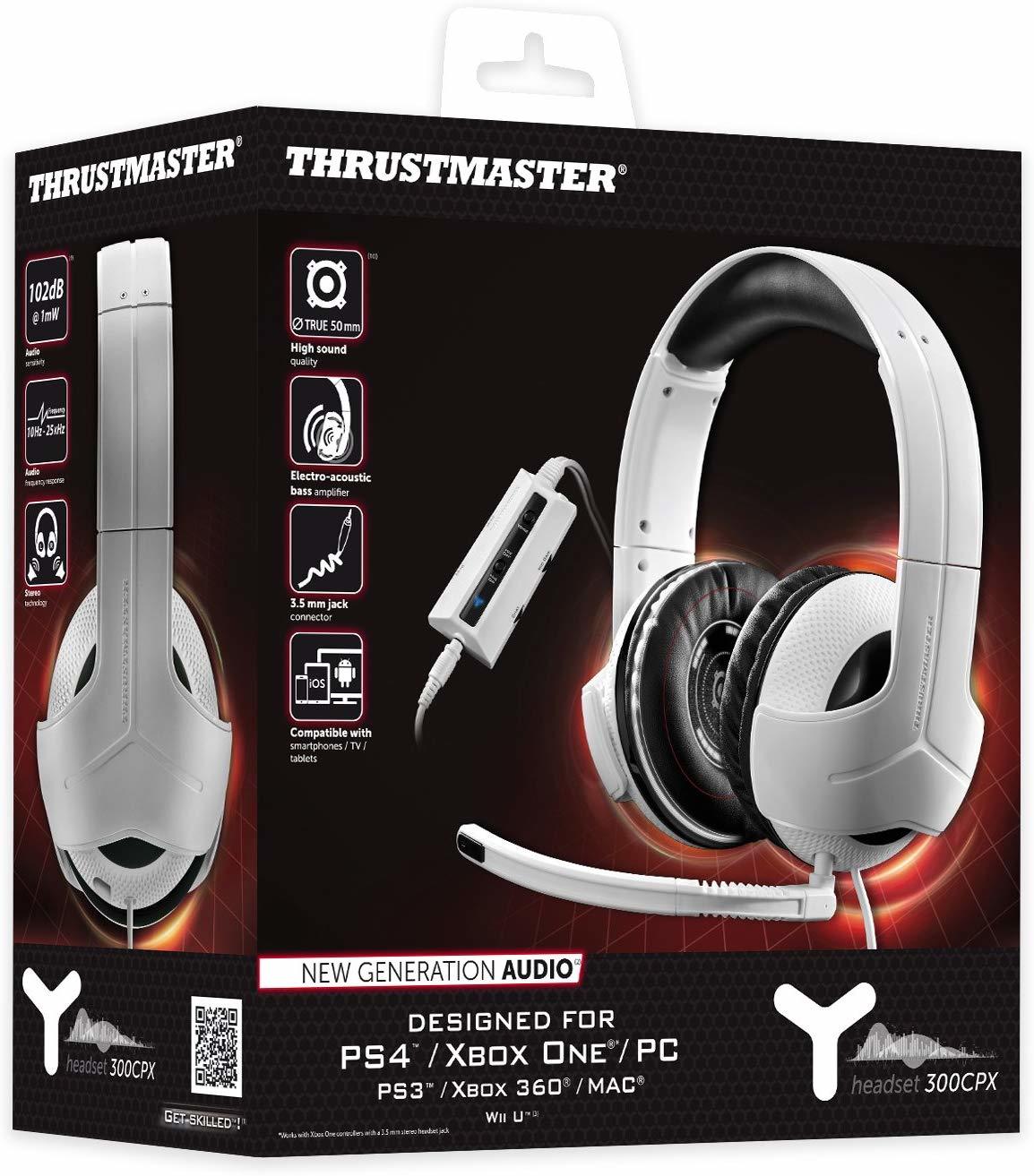 Thrustmaster Y-300CPX Gaming Headset (Wired) (Switch, Wii U, 3DS, PC, PS4, PS3, Xbox One, X360)