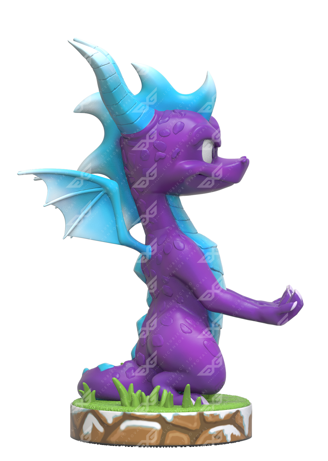 Cable Guy Controller Holder - Spyro Ice (PS4)