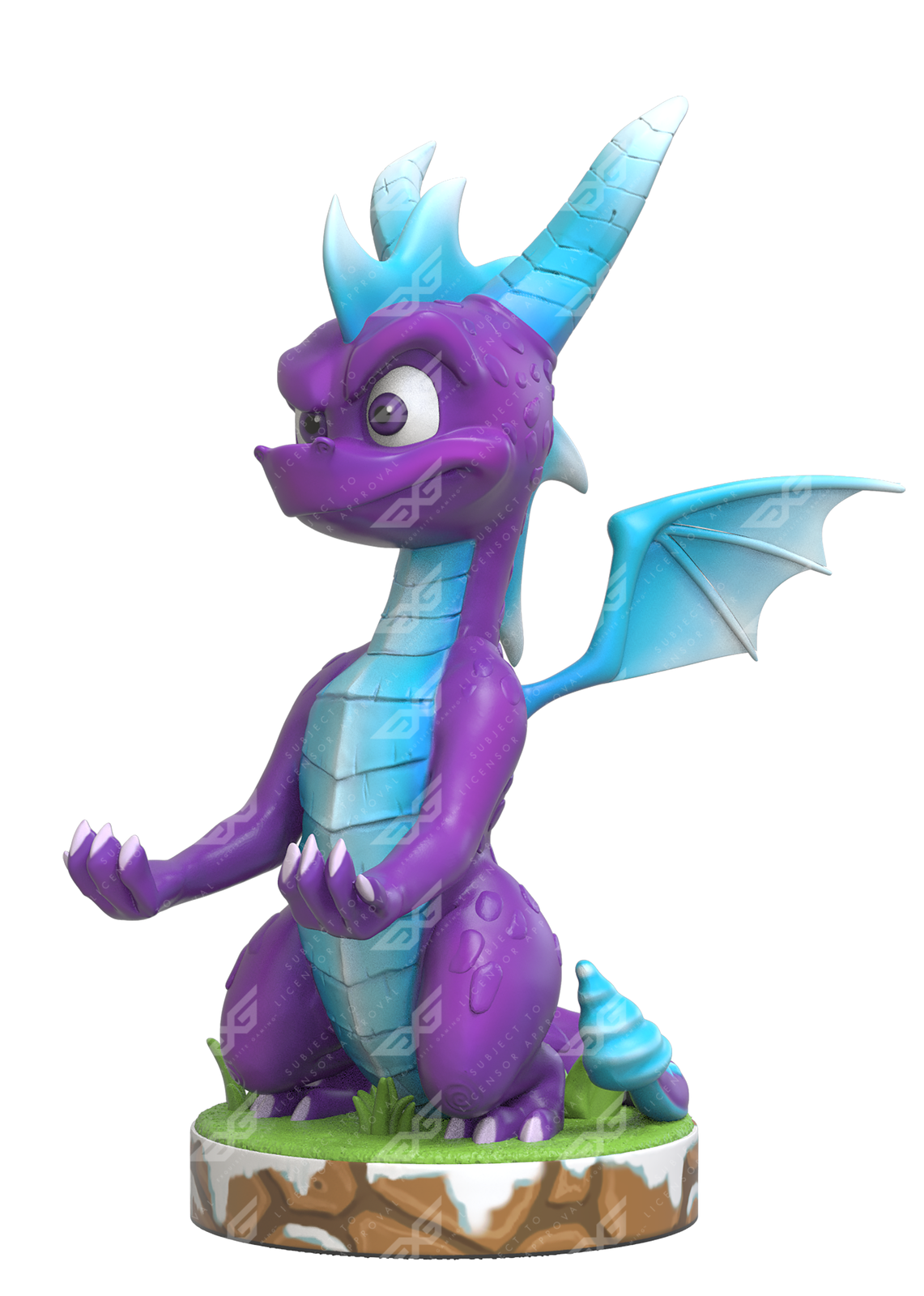 Cable Guy Controller Holder - Spyro Ice (PS4)