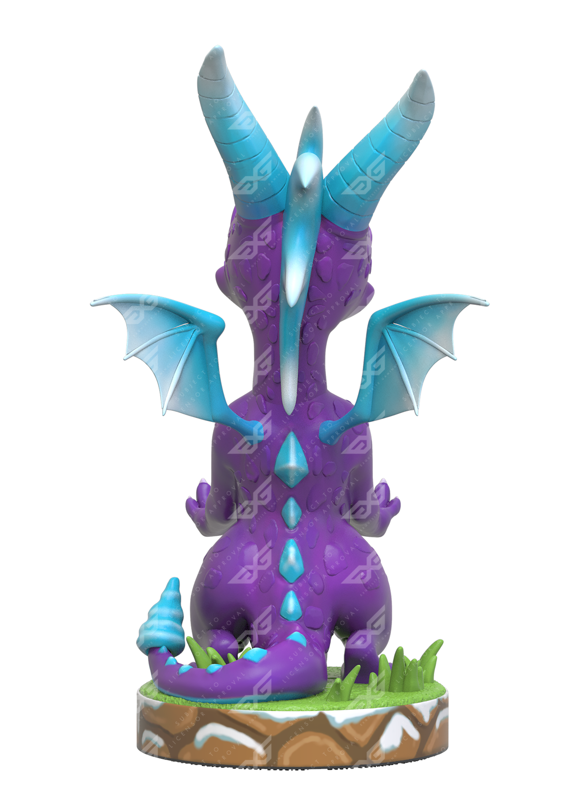 Cable Guy Controller Holder - Spyro Ice (PS4)
