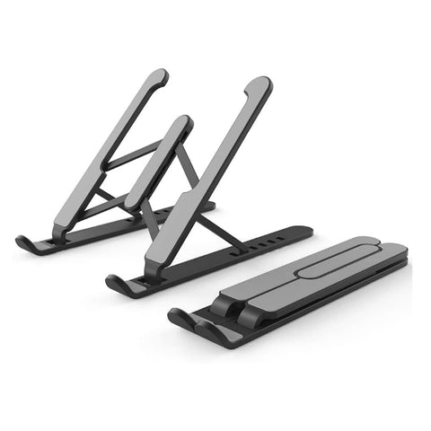 Adjustable Foldable Tablet and Laptop Stand - Black by Ningbo Fantasy Supply