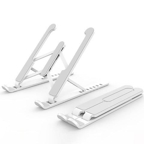 Adjustable Foldable Tablet & Laptop Stand - White by Ningbo Fantasy Supply