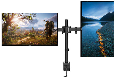 Gorilla Arms Dual Monitor Mount for 13"-27" Displays