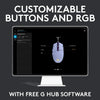Logitech G203 LIGHTSYNC RGB Gaming Mouse (Lilac)