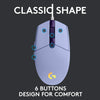 Logitech G203 LIGHTSYNC RGB Gaming Mouse (Lilac)