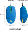 Logitech G203 LIGHTSYNC RGB Gaming Mouse (Blue)