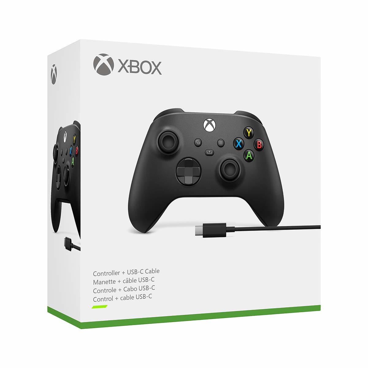 Xbox Wireless Controller + USB-C Cable (PC, Xbox Series X, Xbox One)