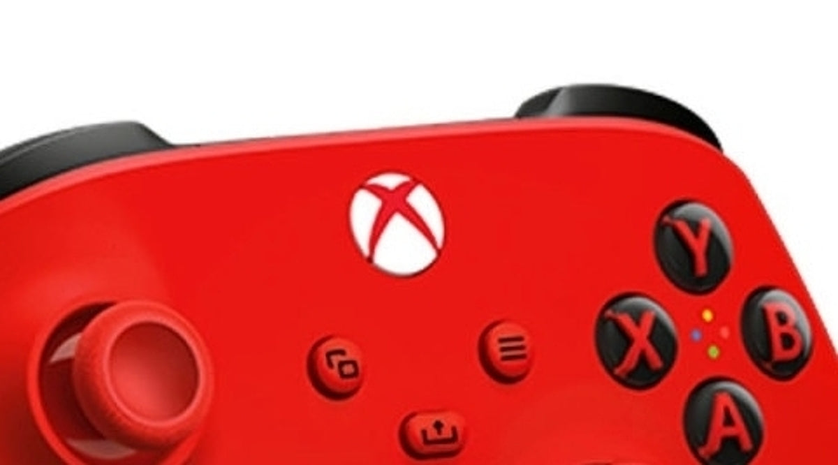 Joystick Xbox One Wireless Shock Red Series X-S Microsoft Original