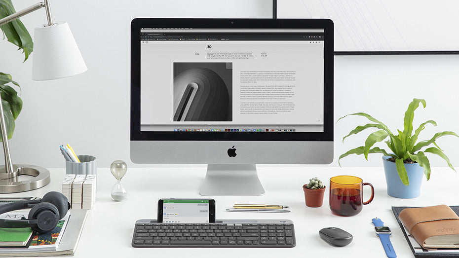 Logitech K580 Slim Multi-Device Wireless Keyboard Graphite