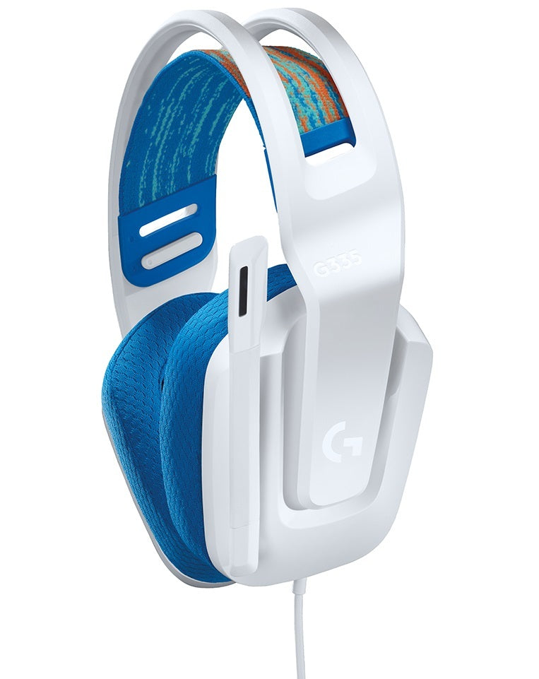 Logitech G335 Wired Gaming Headset - White (Switch, PC, PS5, PS4, Xbox Series X, Xbox One)
