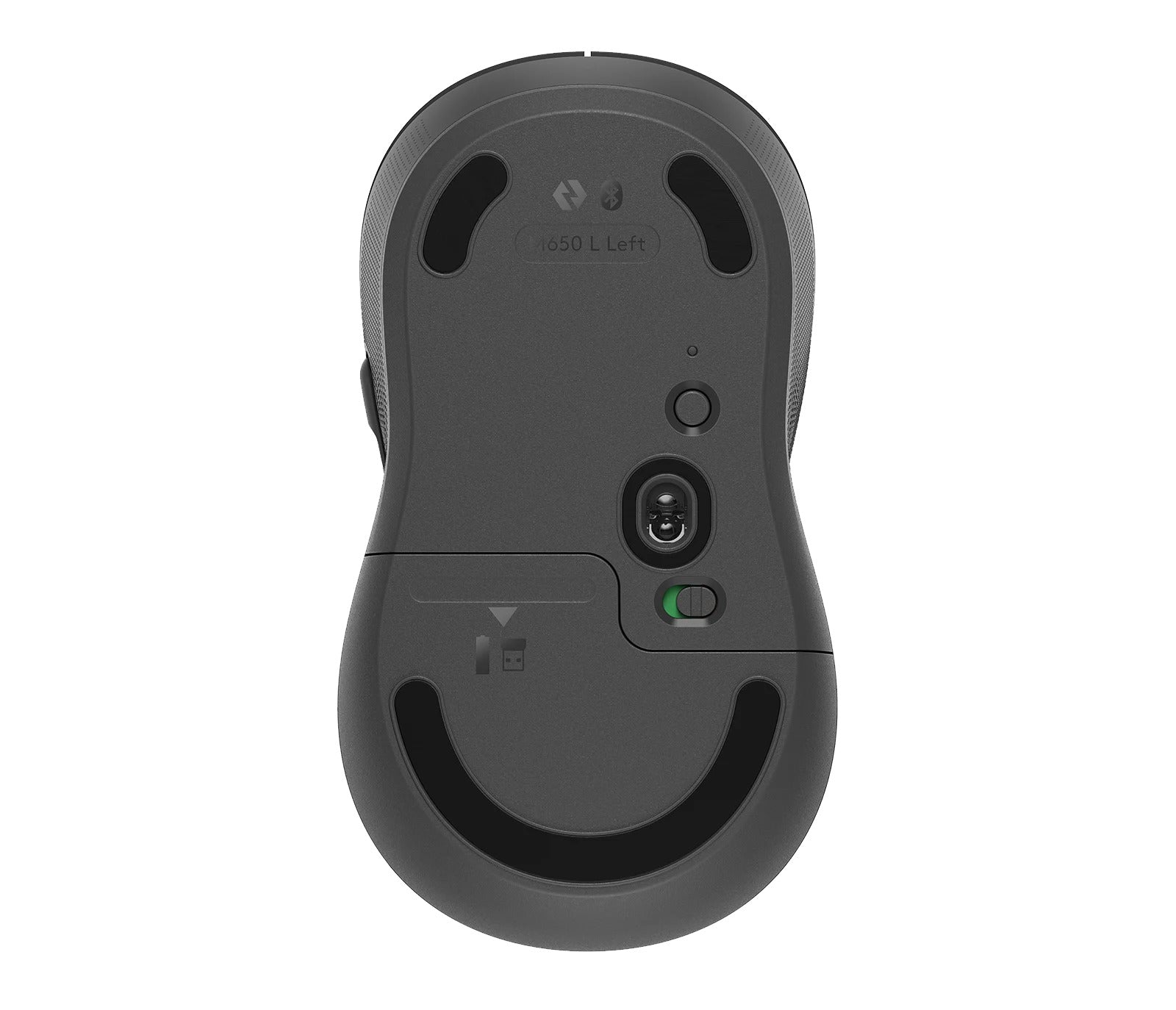 Logitech Signature M650 Wireless Mouse Large Left Graphite