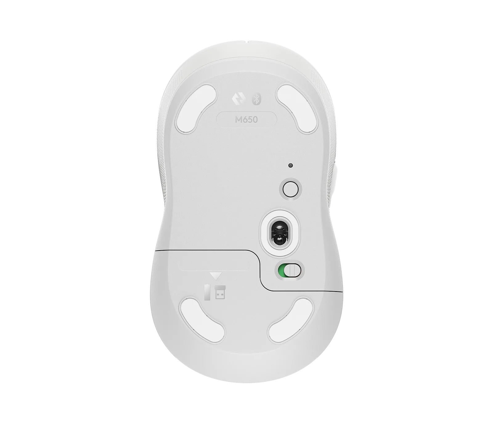 Logitech Signature M650 Wireless Mouse Medium Off White