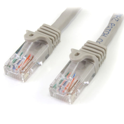 2m StarTech Cat5e Snagless Ethernet Patch Cable Gray