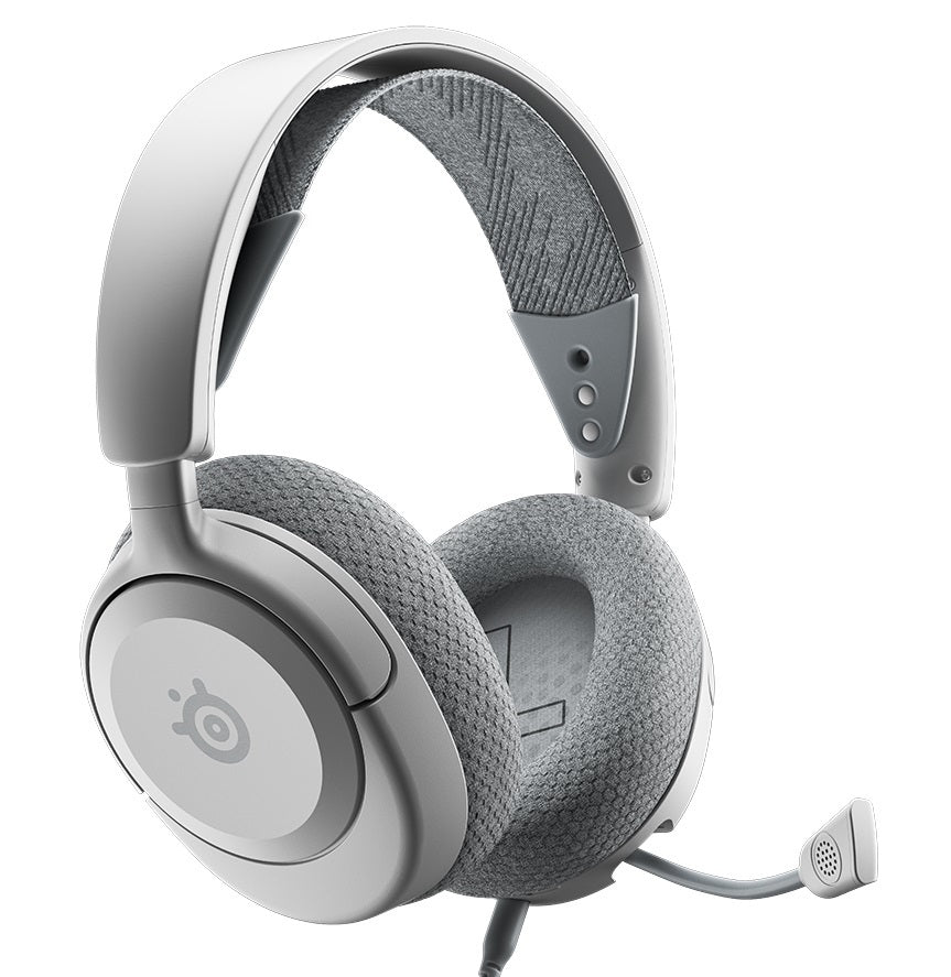 SteelSeries Arctis Nova 1 Wired Gaming Headset (White) (Switch, PC, PS5, PS4, Xbox Series X, Xbox One)