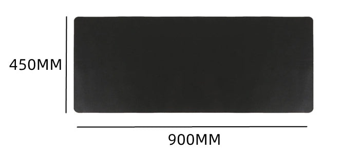 Large Size Waterproof Office Desk Protector Mat Keyboard Mouse Desk Pad - Black