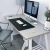 Large Size Waterproof Office Desk Protector Mat Keyboard Mouse Desk Pad - Black
