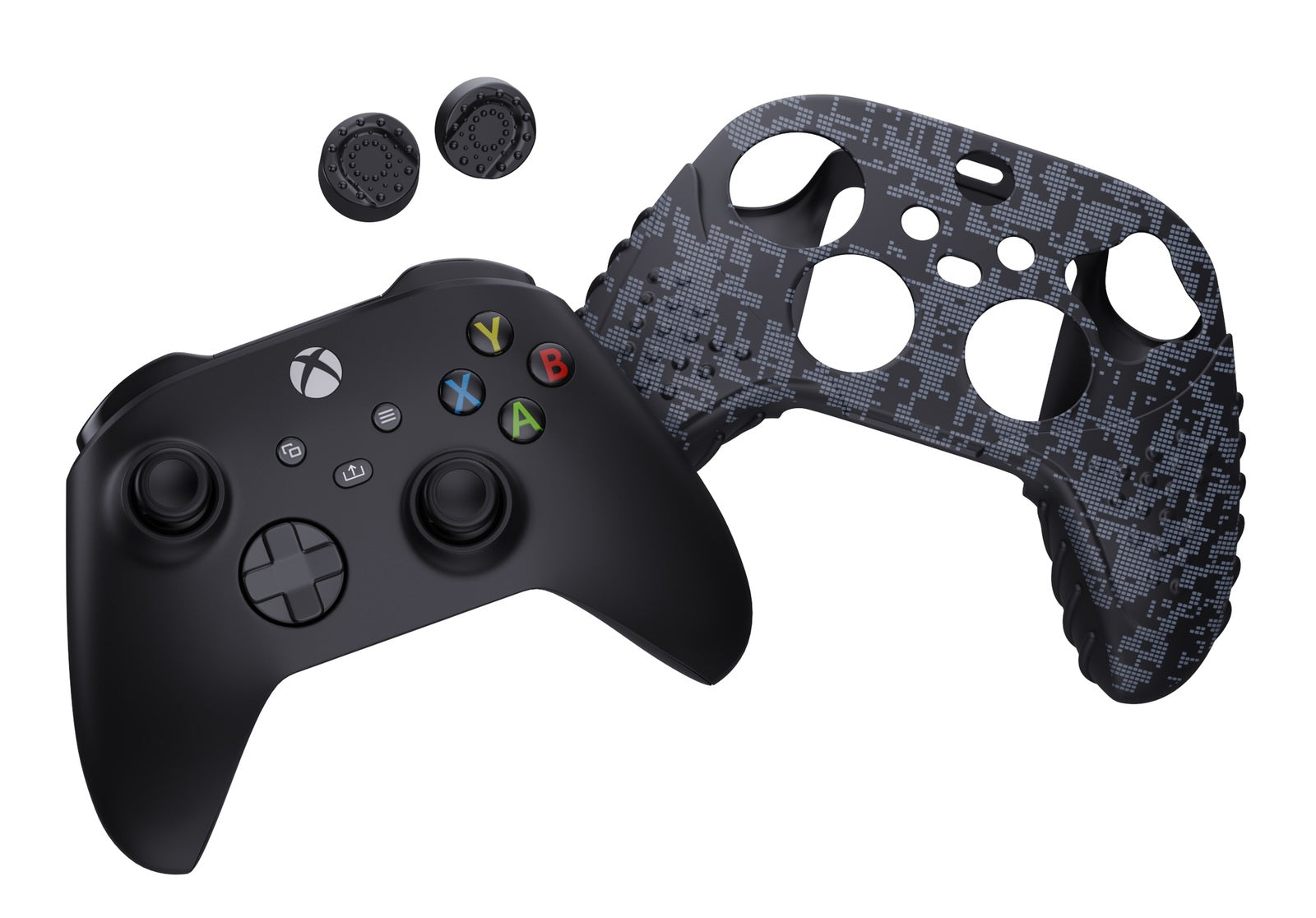 PowerPlay Xbox Silicon Grip Pack (Digital Camo) (Xbox Series X)