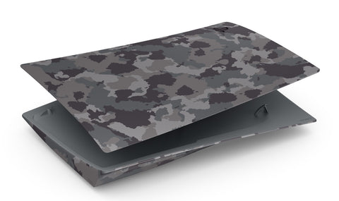 PS5 Console Covers - Grey Camo