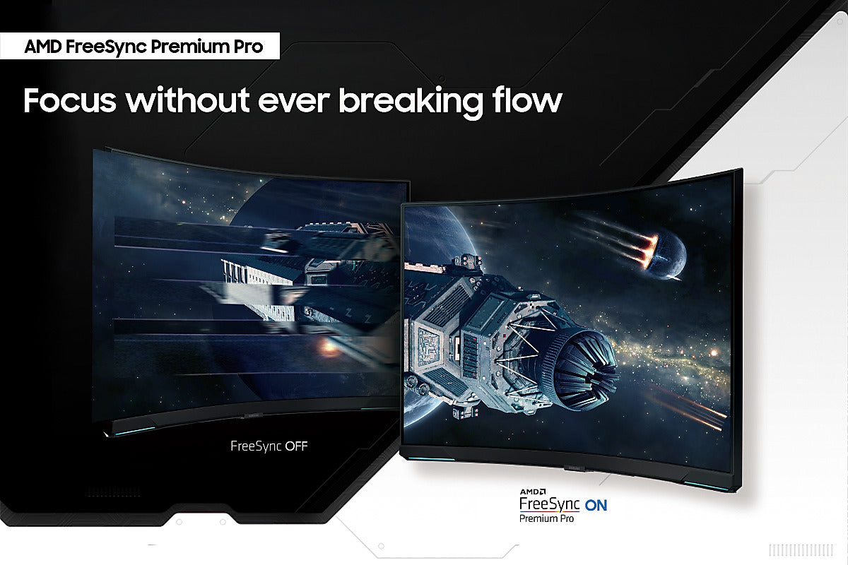 32" Samsung Odyssey Neo 4K 240Hz 1ms FreeSync Premium Pro HDR Curved Gaming Monitor