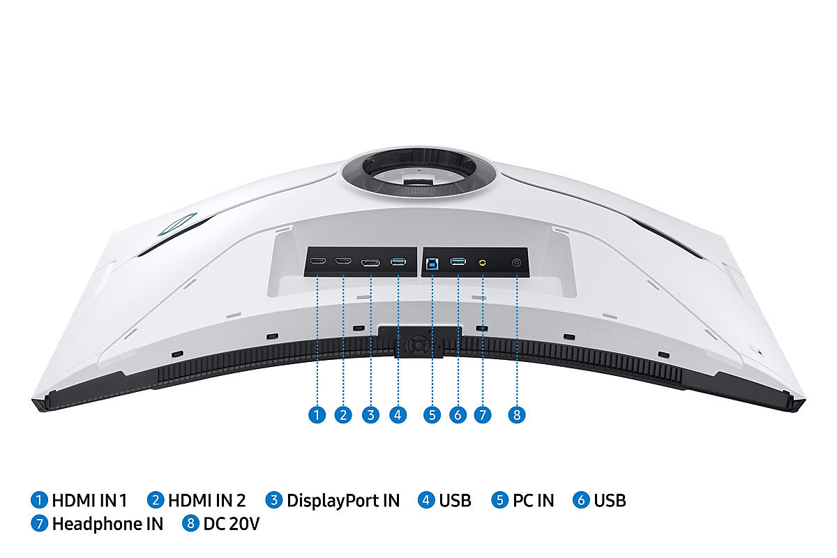 32" Samsung Odyssey Neo 4K 240Hz 1ms FreeSync Premium Pro HDR Curved Gaming Monitor