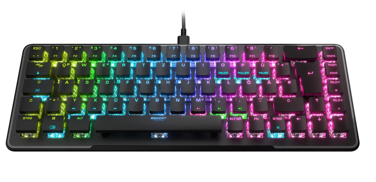 ROCCAT Vulcan II Mini Mechanical RGB Gaming Keyboard (Black) (PC)