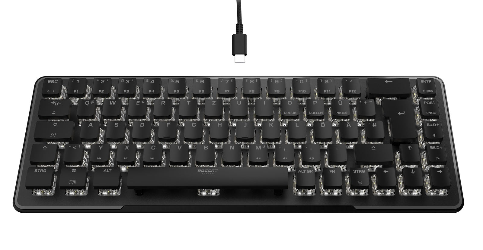 ROCCAT Vulcan II Mini Mechanical RGB Gaming Keyboard (Black) (PC)