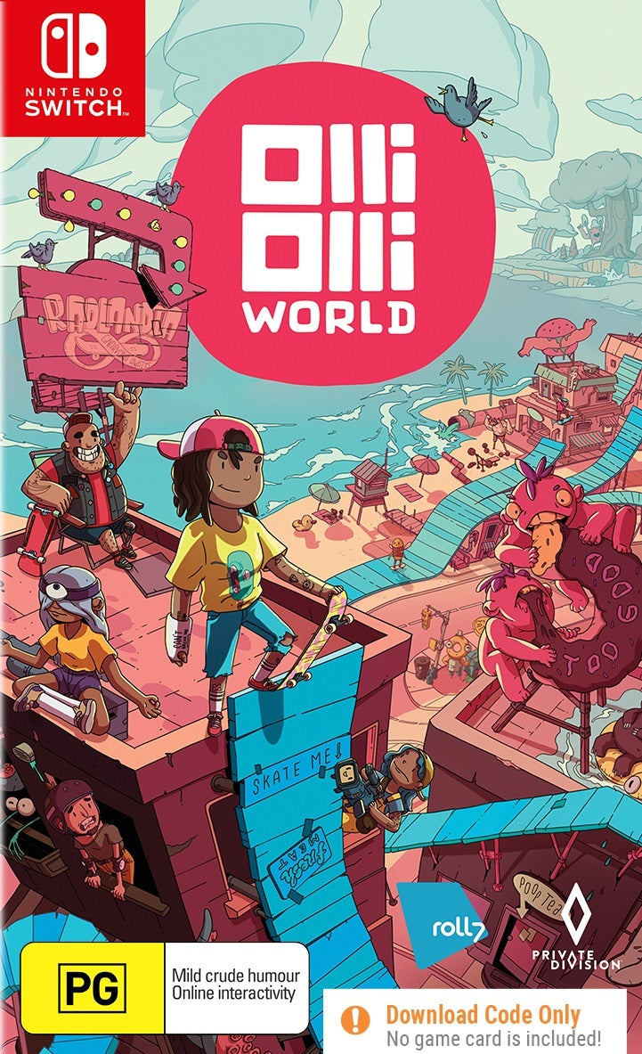 OlliOlli World (code in box) (Switch)