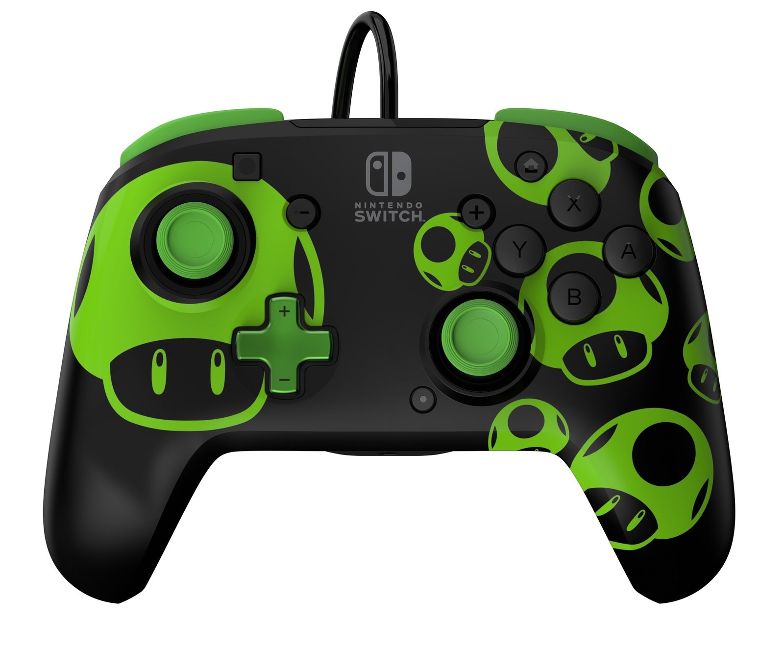 Nintendo Switch Rematch Wired Controller (1-UP Glow)