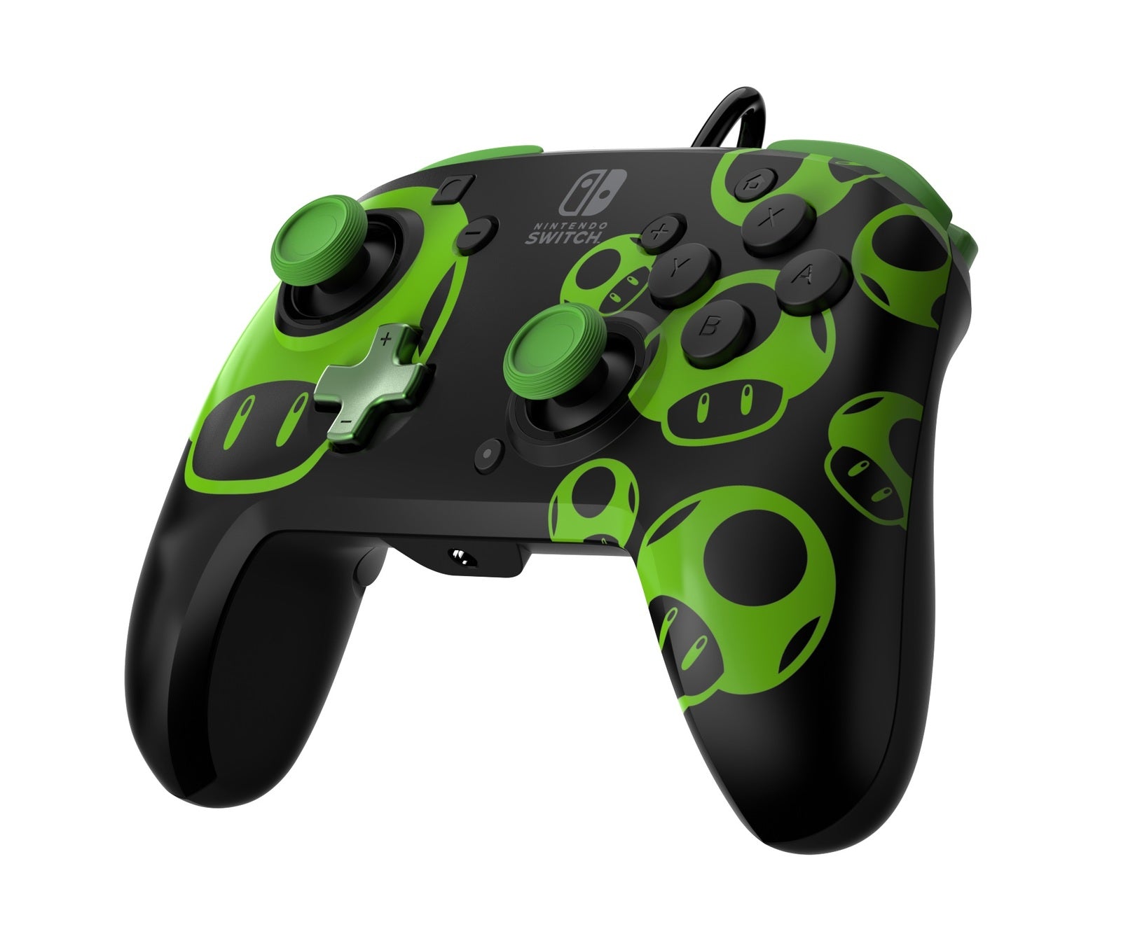 Nintendo Switch Rematch Wired Controller (1-UP Glow)