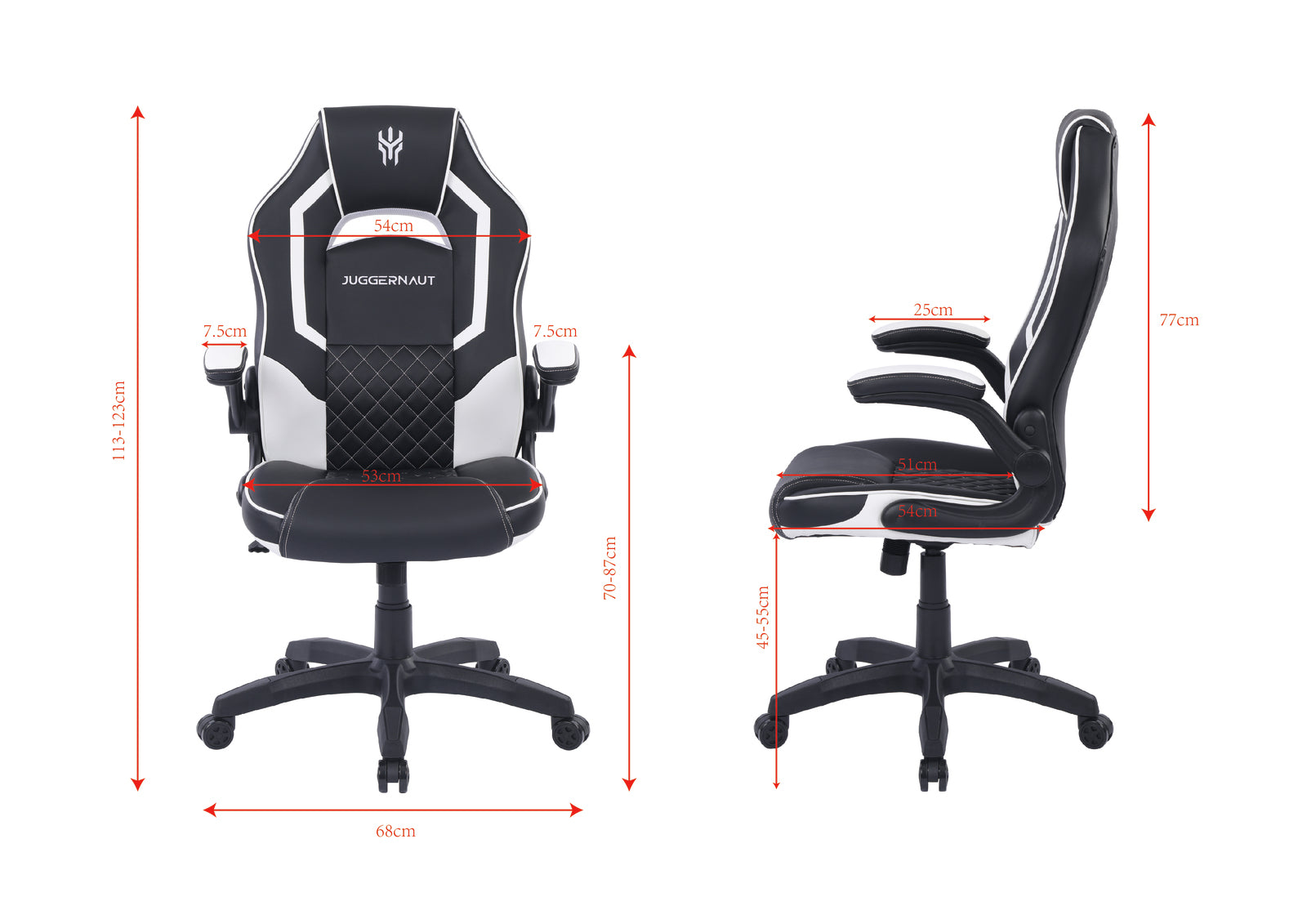 Juggernaut X100 Gaming Chair - Black