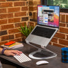 TWELVE SOUTH Curve Flex flexible desktop stand for MacBook / Laptops (White)
