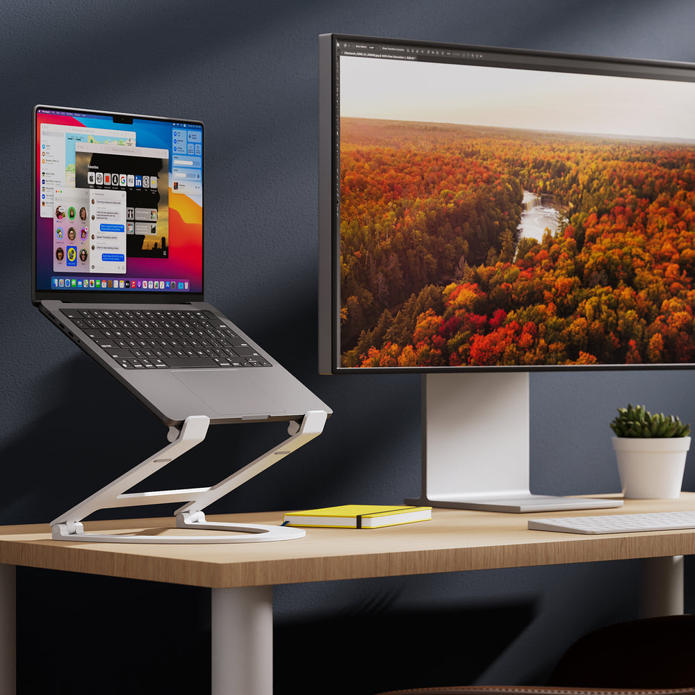TWELVE SOUTH Curve Flex flexible desktop stand for MacBook / Laptops (White)