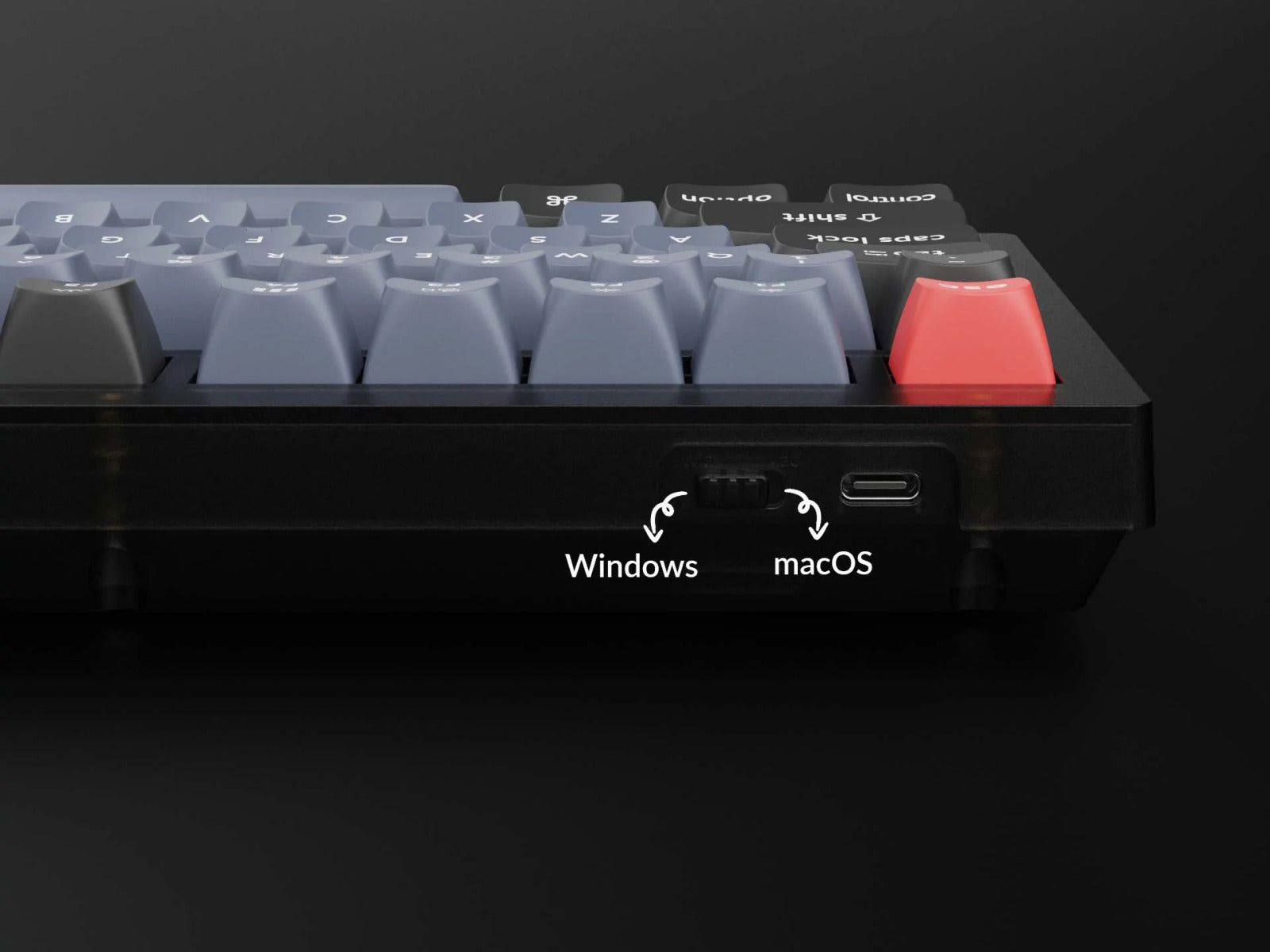Keychron V1 75% RGB Keychron K Pro Brown Fully Assembled w/ Knob Hot-Swappable QMK Custom Mechanical Keyboard Carbon Black