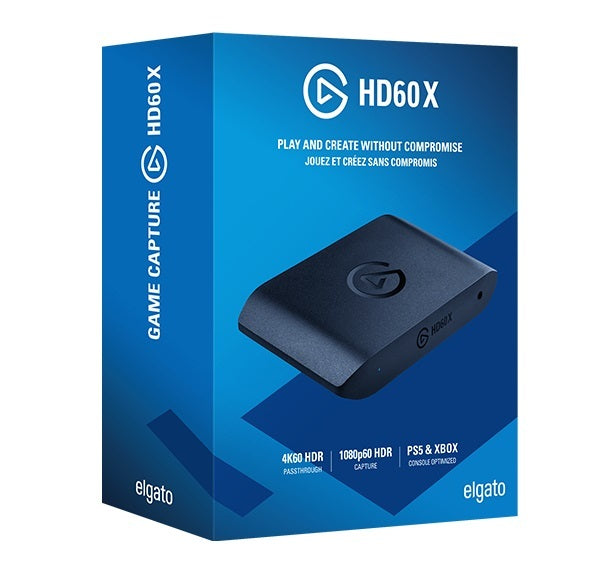 Elgato HD60 X External Capture Card (PC, PS5, PS4, Xbox Series X, Xbox One)