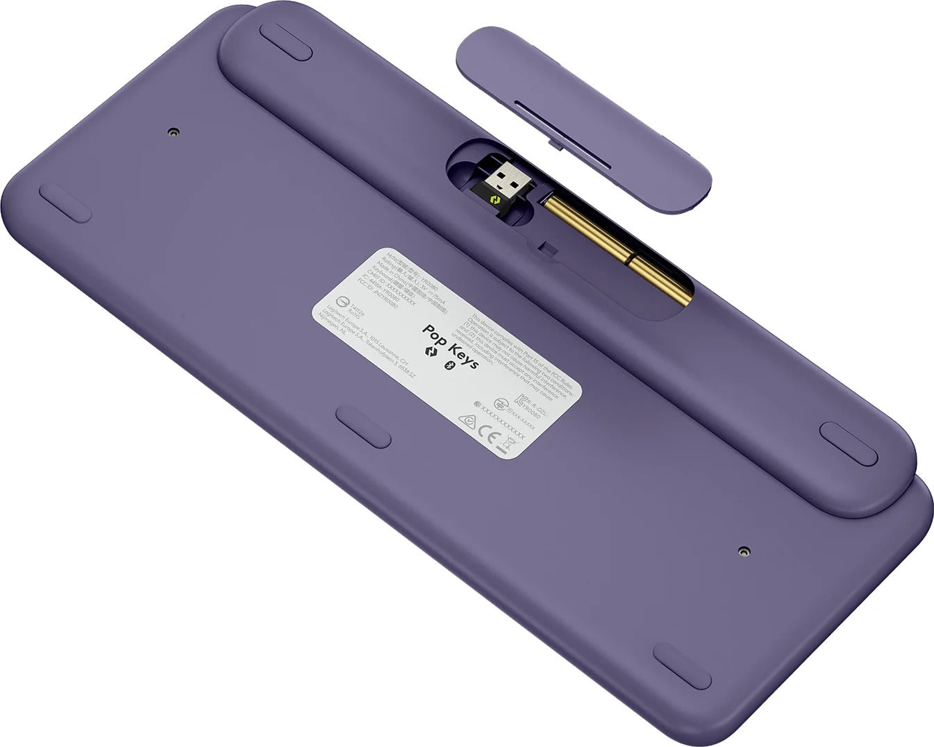 Logitech POP KEYS Wireless Mechanical Keyboard Lavender Cosmos