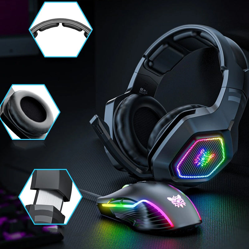 Onikuma K10 wired gaming headset - Black