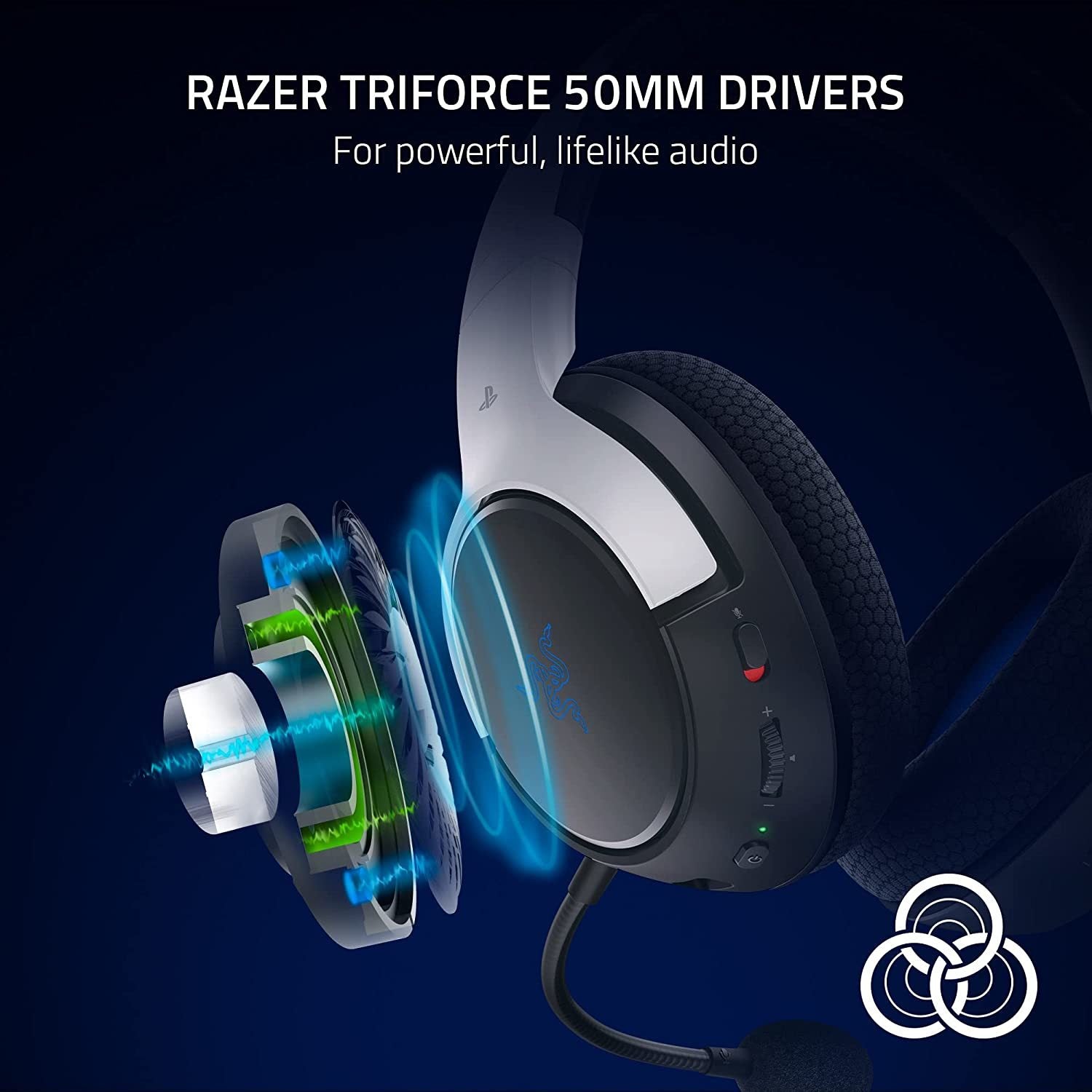 Razer Kaira HyperSpeed Wireless Gaming Headset for PS5 (PC, PS5)