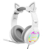 Playmax Cat Ear Gaming Headset (White) (Switch, PC, PS4, Xbox One)