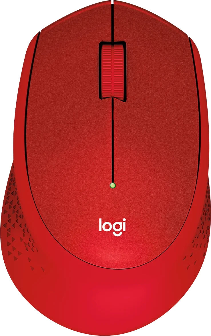 Logitech M331 Silent Plus Mouse Red