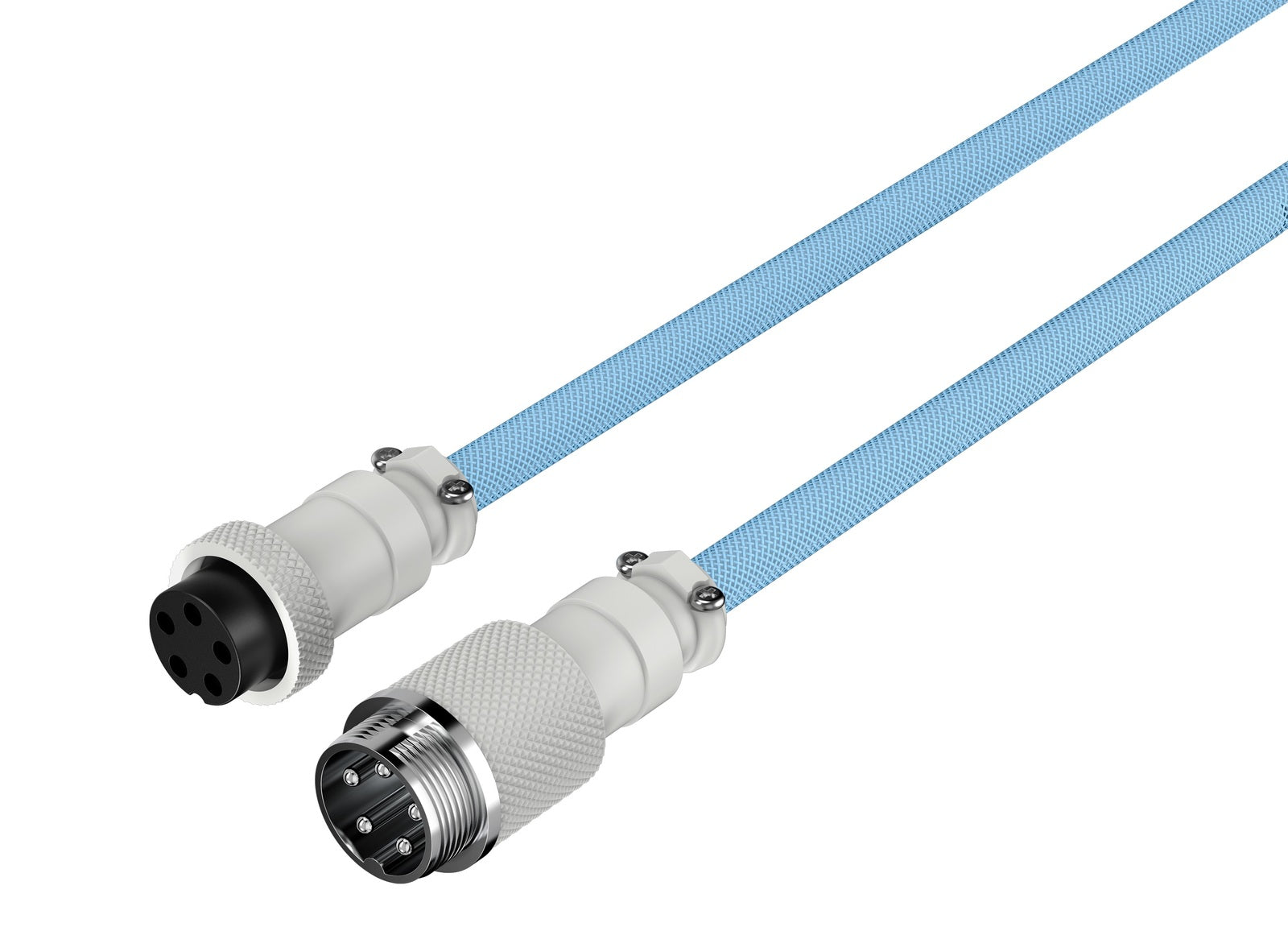 HyperX Coiled Cable (Light Blue & White) (PC)