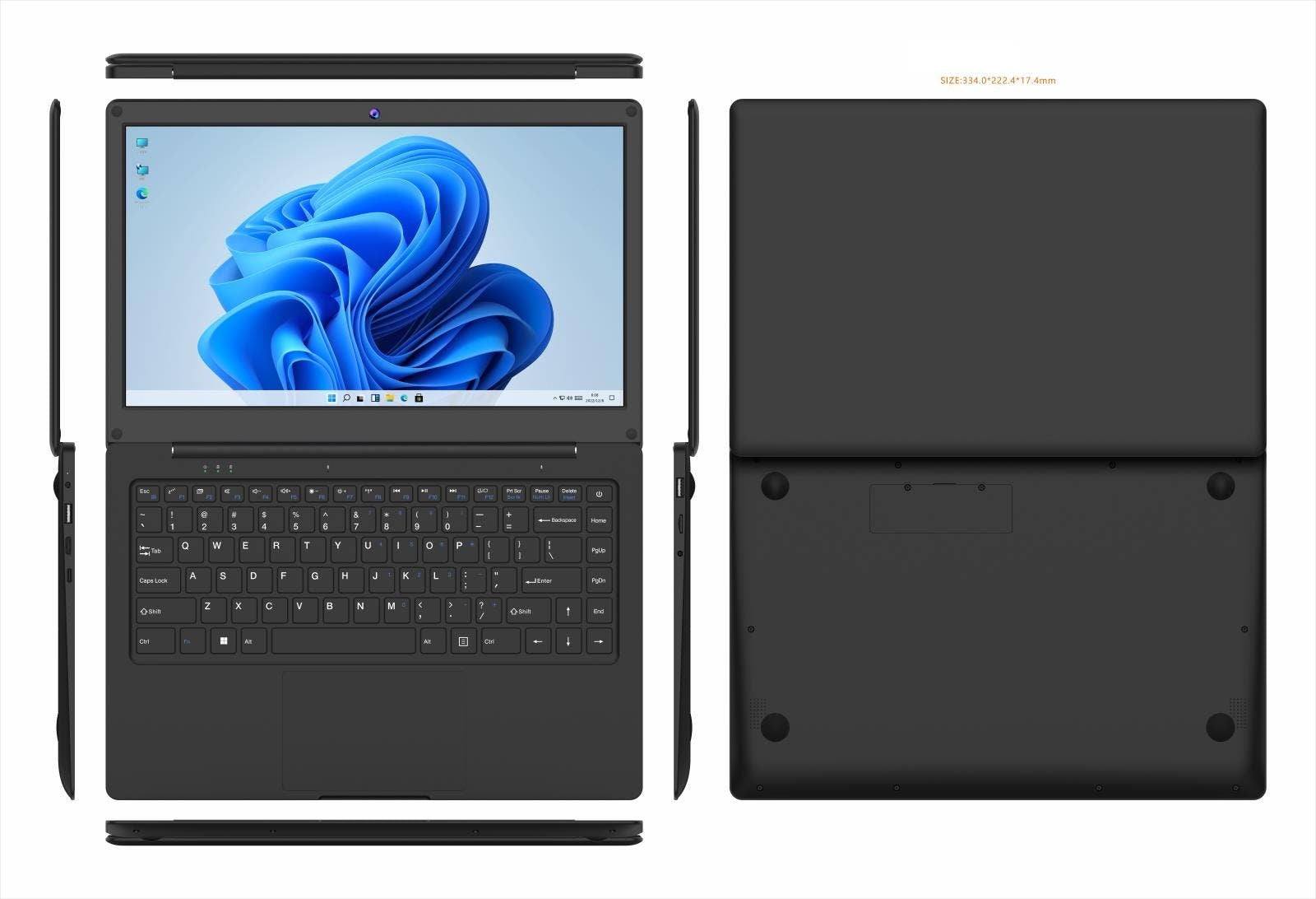 Kogan Atlas 14.1" USB-C Laptop with Windows 11 Pro (4GB, 128GB)
