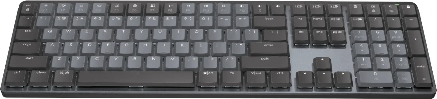 Logitech MX Mechanical Wireless Illuminated Performance Keyboard Tactile Quiet