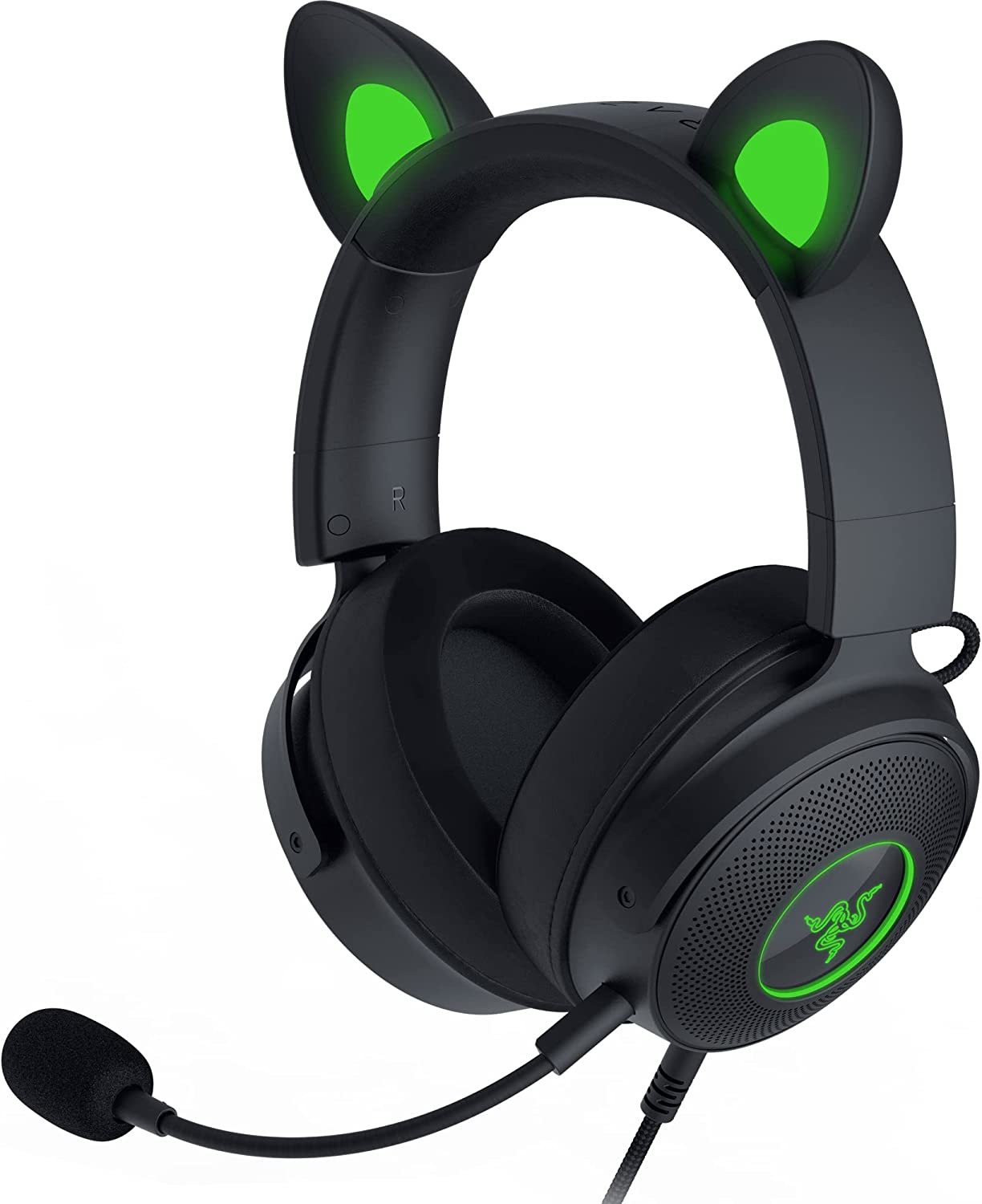 Razer Kraken V2 PRO Wired RGB Headset with Interchangeable Ears (Black) (PC)