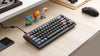 Keychron V2 65% RGB Keychron K Pro Brown Fully Assembled w/ Knob Hot-Swappable QMK Custom Mechanical Keyboard Frosted Black