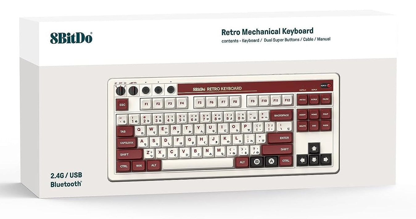 8Bitdo Retro Mechanical Keyboard - Fami Edition (PC)