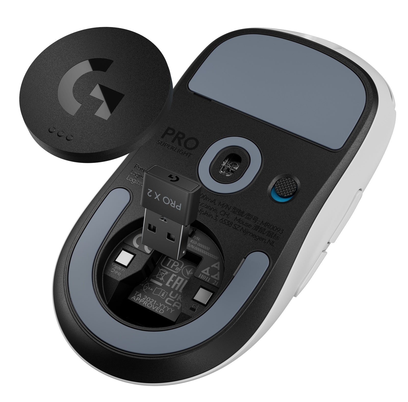 Logitech G PRO X Superlight 2 LIGHTSPEED Gaming Mouse (Black) (PC)