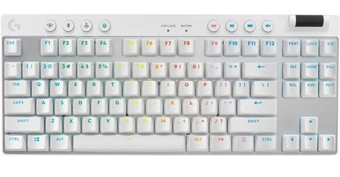 Logitech G PRO X TKL LIGHTSPEED Gaming Keyboard (White) (PC)